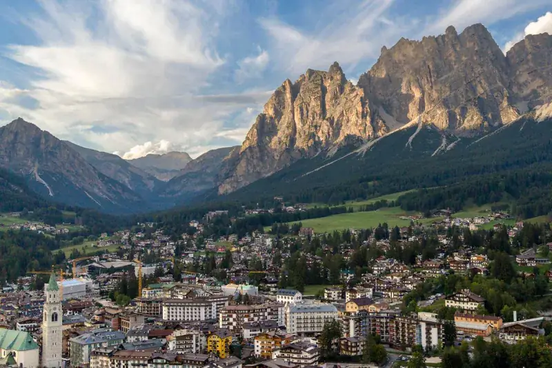 Cortina d'Ampezzo, the destination of this Venice Airport transfer